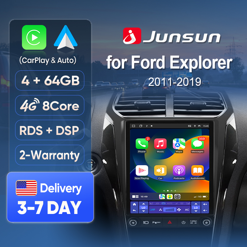 Korean Lifestyle Video - Layar CarPlay Nirkabel Junsun untuk Ford