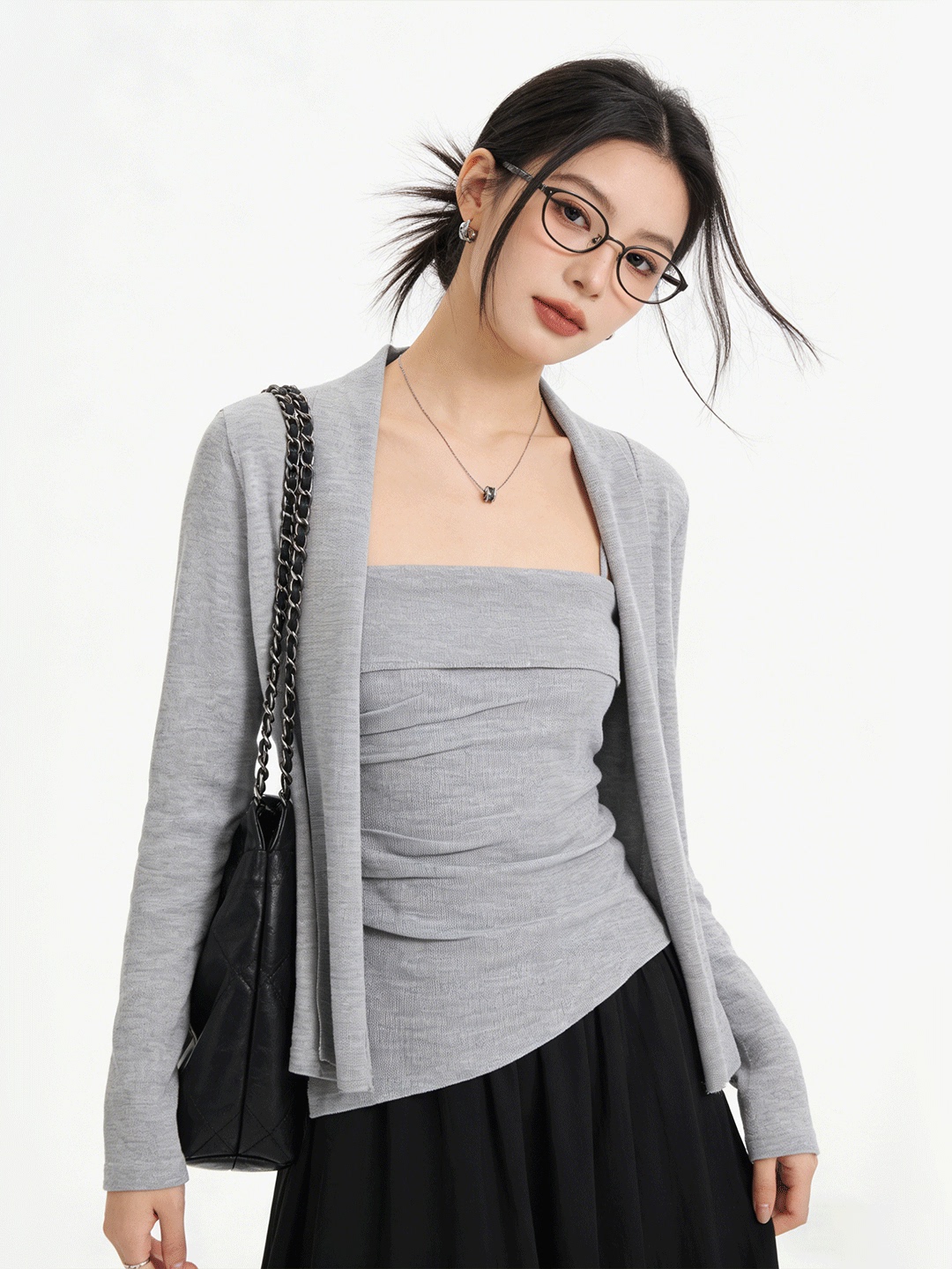 Lifestyle In Korean - Lush Life Kardigan Rajut Pendek Ramah