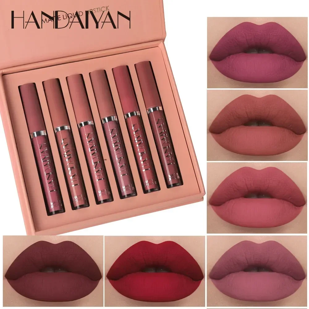 Lip Tint Korean - HANDAIYAN Lipstik anti air untuk wanita,