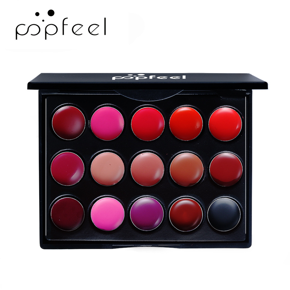 POPFEEL15 Set palet lipstik wa - Lip Tint Korean ulasan dan harga