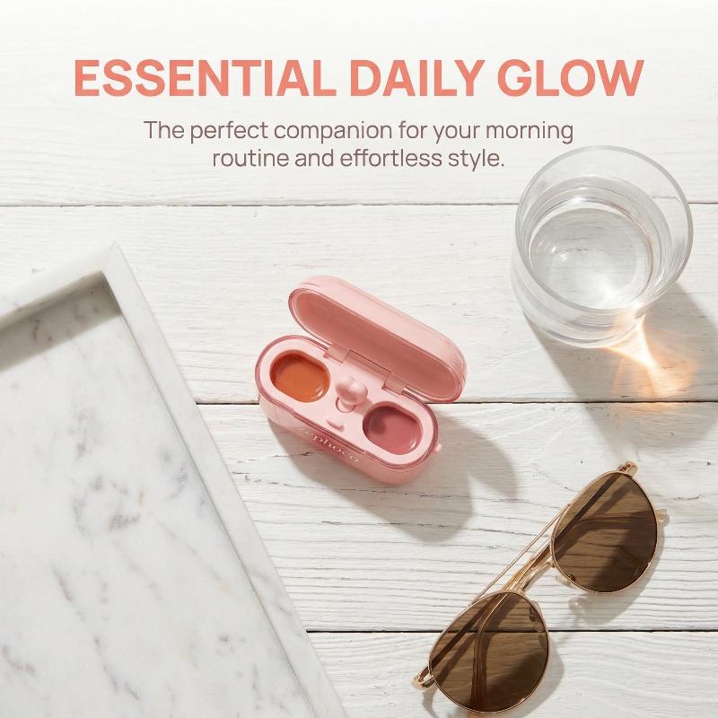 Lip Gloss Jelly Dua Warna Taha - Lip Tint Korean ulasan dan harga