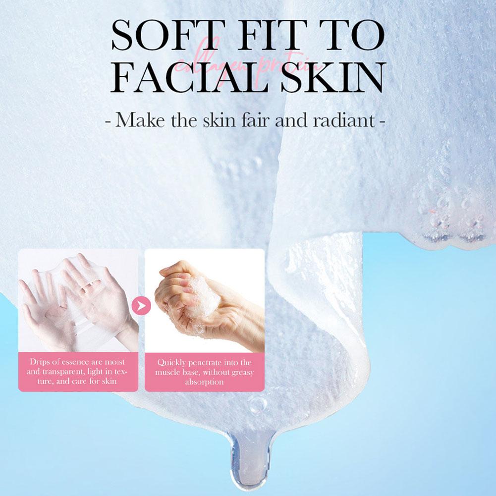 5Pcs Masker Wajah Kolagen Saku - Sheet Mask Collagen ulasan dan harga