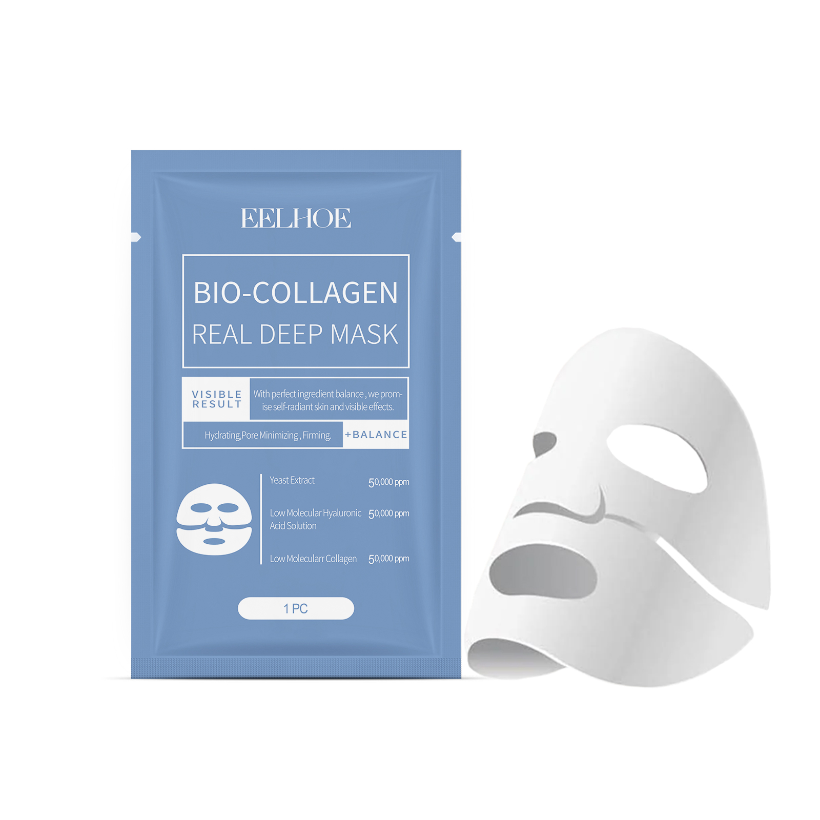 EELHOE masker wajah Bio Collag - Sheet Mask Collagen ulasan dan harga