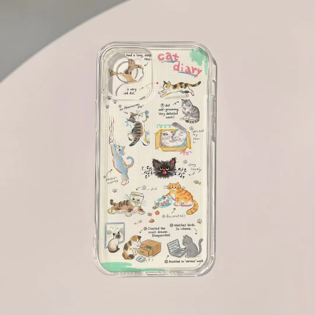 Casing Ponsel Motif Kucing Luc - Lifestyle In Korean ulasan dan harga