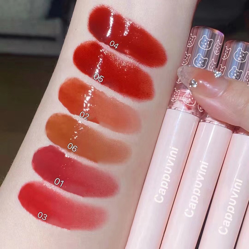 Lip Gloss Korea Cherry Red Wat - Lip Tint Korean ulasan dan harga