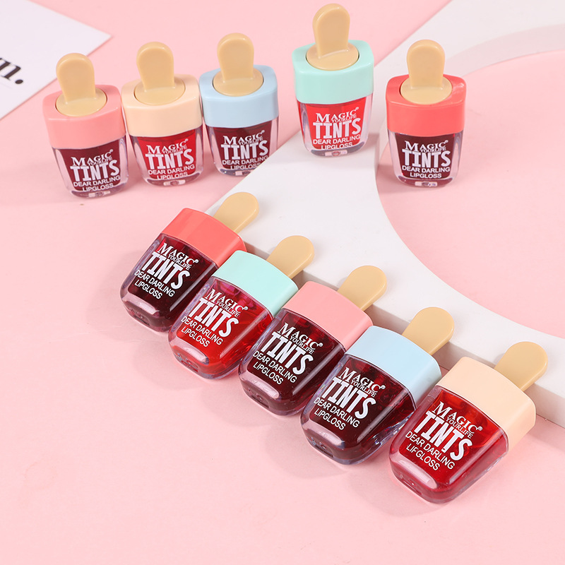 12 Buah Korea Lip Tint Es Krim - Lip Tint Korean ulasan dan harga