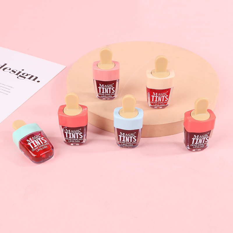 12 Buah Korea Lip Tint Es Krim - Lip Tint Korean ulasan dan harga