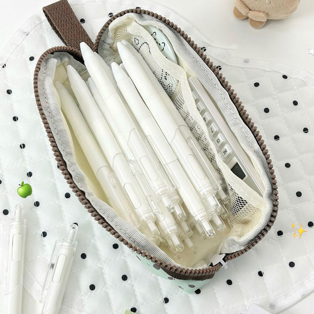 Tas Pena Kapasitas Besar Mint  - Korean Student Lifestyle ulasan dan harga